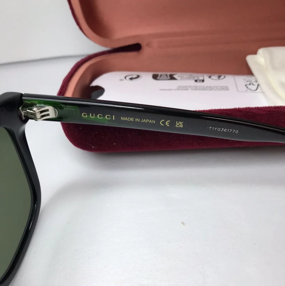 New - 💯 Original Gucci GG0057SK 002 56 GG0057SK Men's Sunglasses